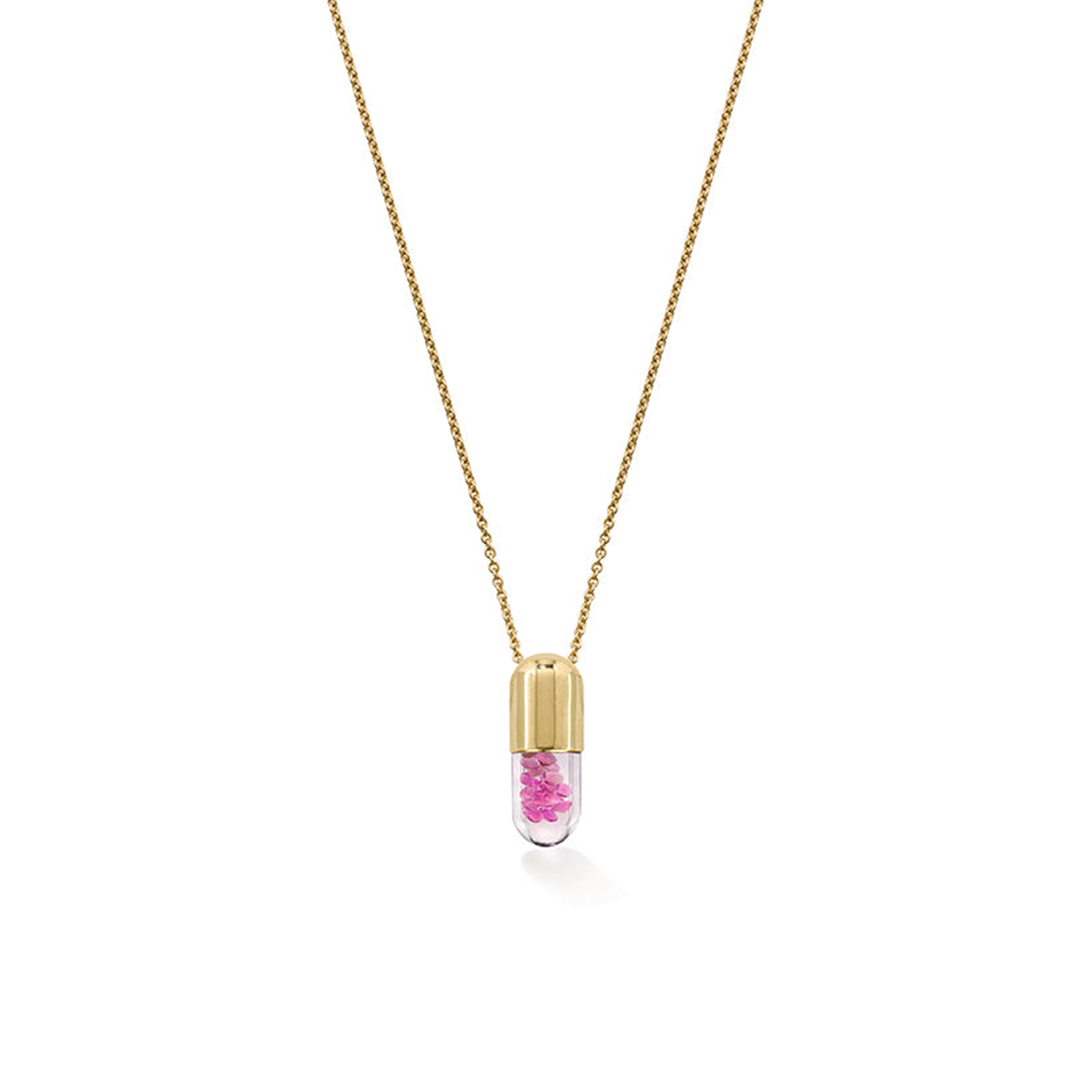 Mini Pink 'Elixir of Love' pendant