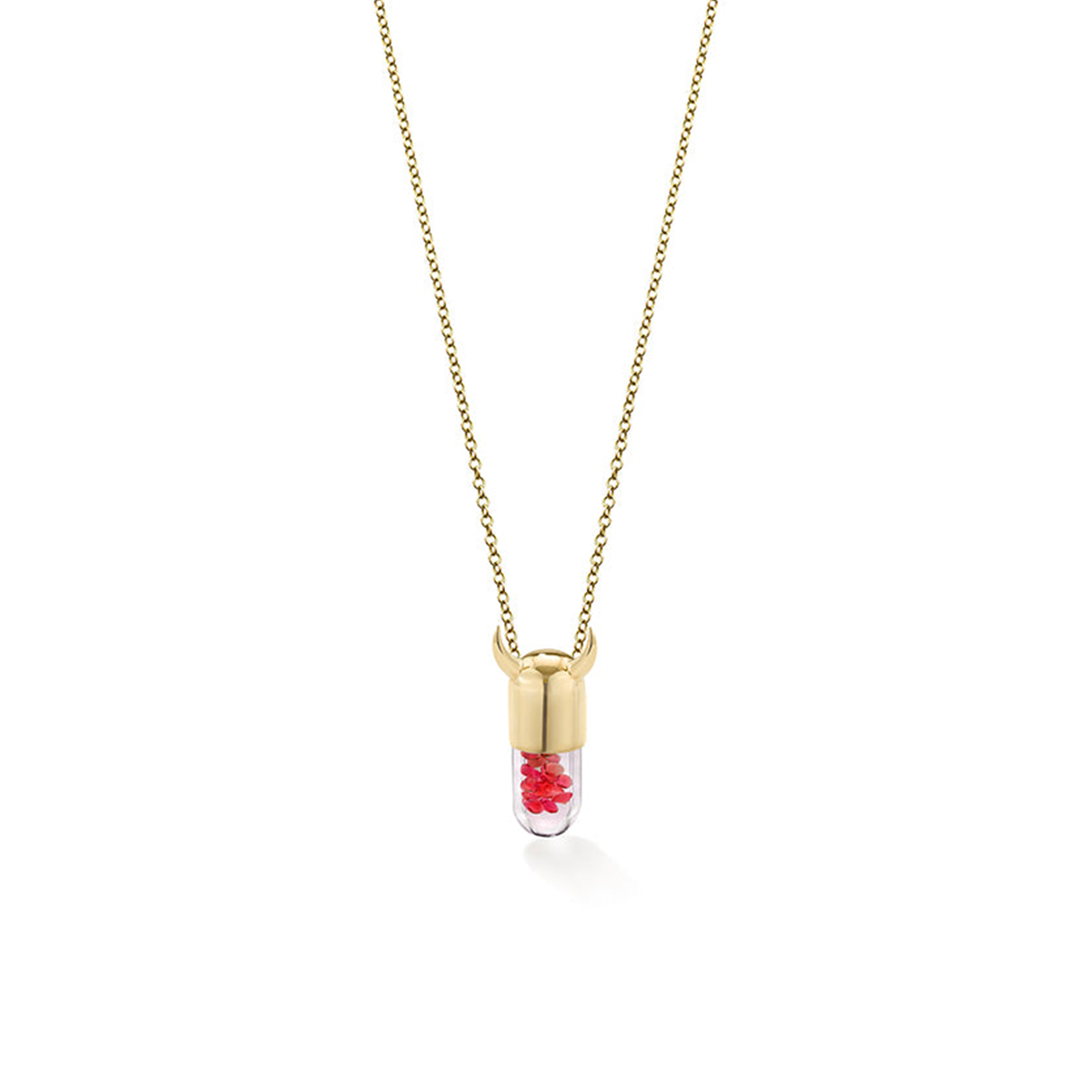 Mini Ruby 'Elixir of Temptation' pendant