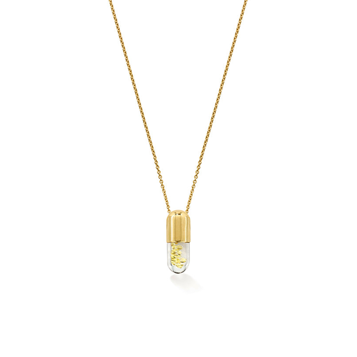 Mini Yellow 'Elixir of Light' Pendant