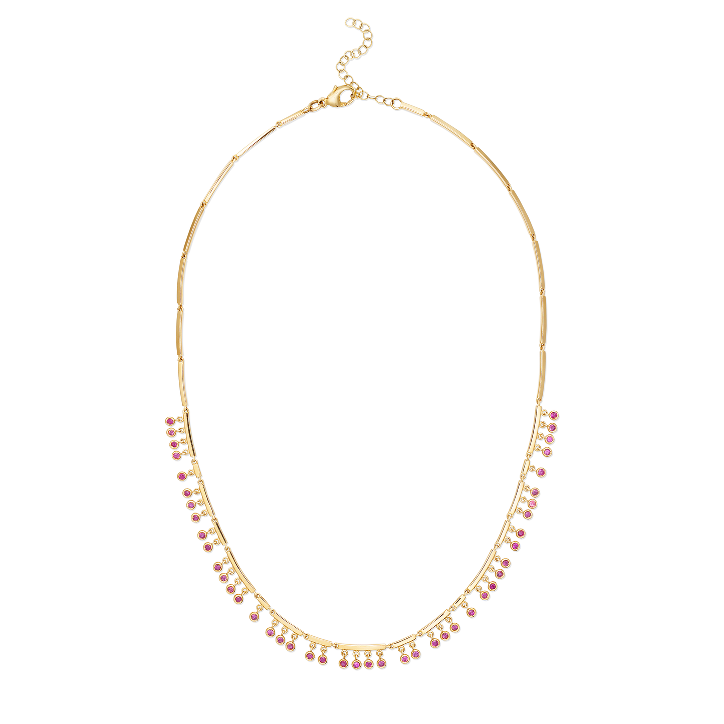Jupe Pink Sapphire Necklace