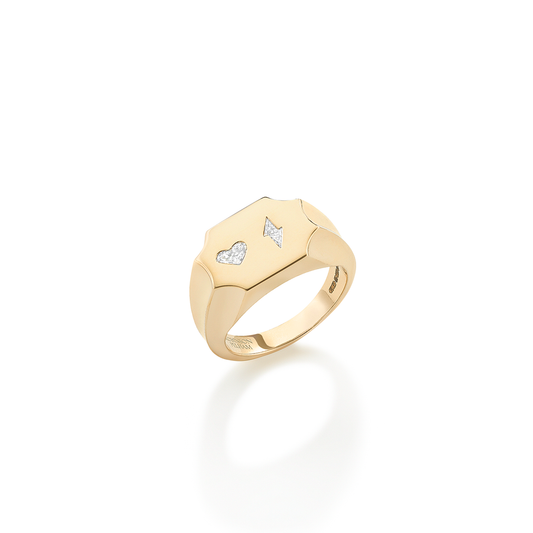 Love Struck Signet Ring