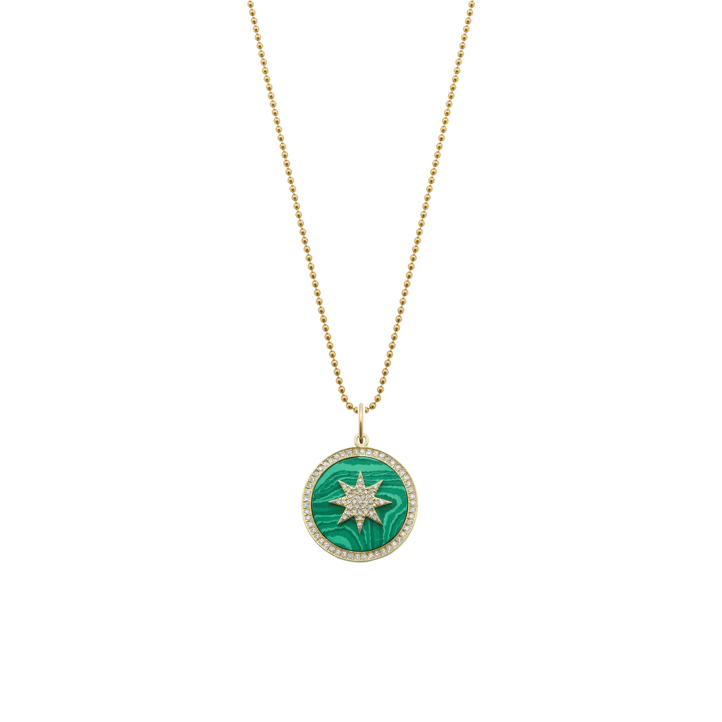 Star Malachite Pendant