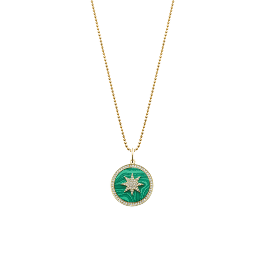 Star Malachite Pendant