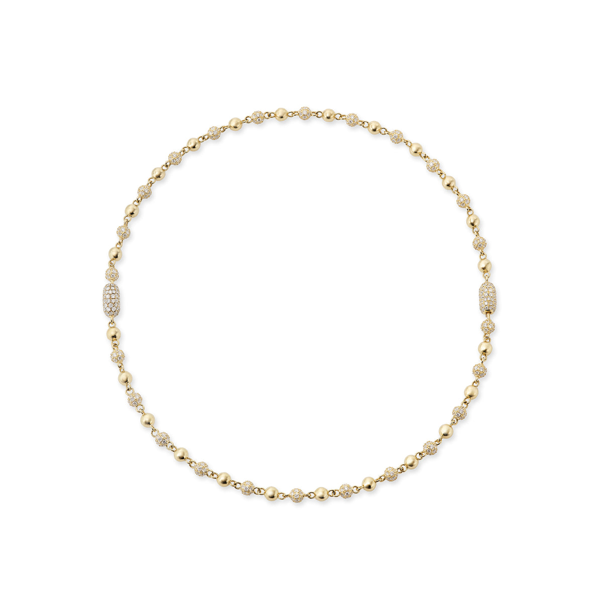 Solstice Yellow Gold Diamond Choker