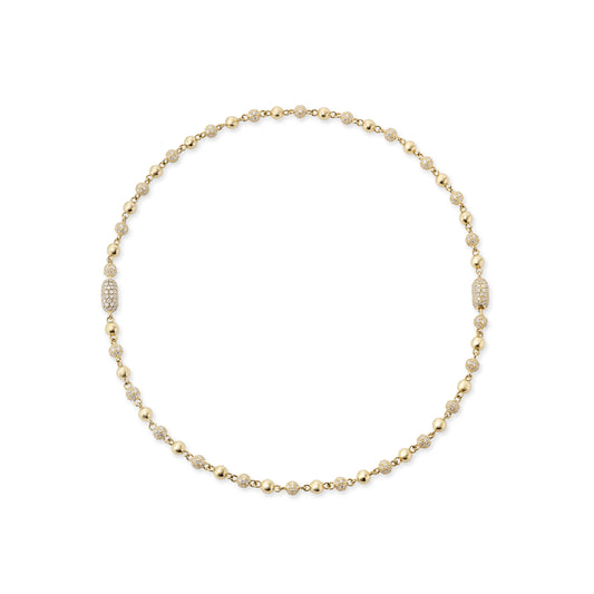 Solstice Yellow Gold Diamond Choker