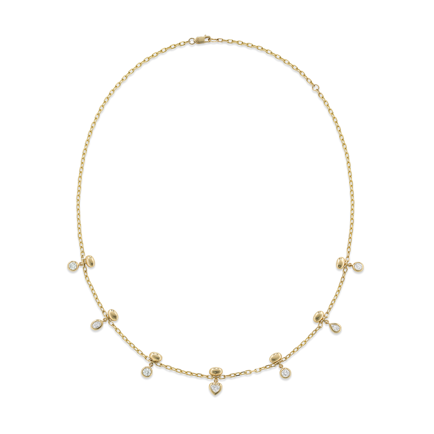 Sputnik Diamond Necklace