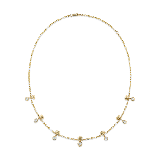 Sputnik Diamond Necklace