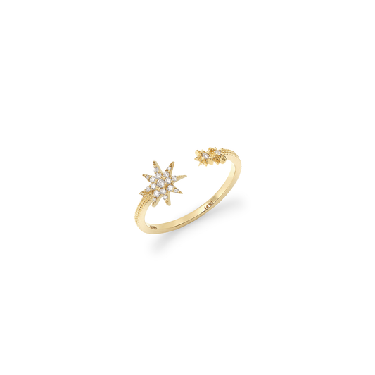 Star Split Diamond Ring
